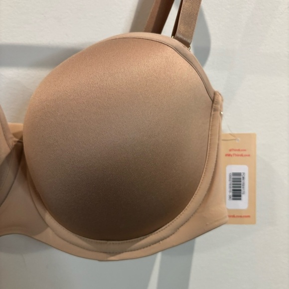 THIRD LOVE Sz 38C Padded Adjustable Straps Back Convertible To Strapless Bra NEW - Picture 8 of 11